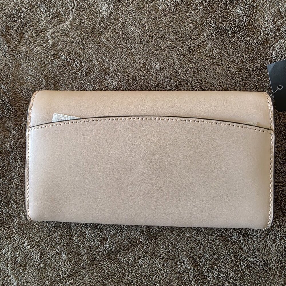 Kate Spade Gemma Scallop Wallet On Chain Rose Smoke Pink Crossbody NWT - Picture 11 of 16